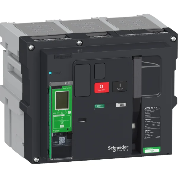 Disjoncteur MasterPacT MTZ2 1000A H1 3P 66KA MicroLogic 2.0X MX 230V manuel Débrochable sans châssis Disjoncteur MasterPacT MTZ2 1000A H1 3P 66KA MicroLogic 2.0X MX 230V manuel Débrochable sans châssis
