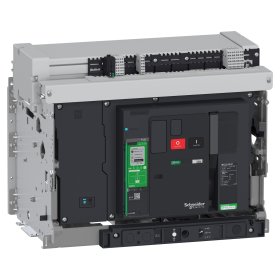 Disjoncteur MasterPacT MTZ2 2500A H2 4P 100KA MicroLogic 2.0X motorisé 230VCA Débrochable avec châssis verrou RAC AR V/V