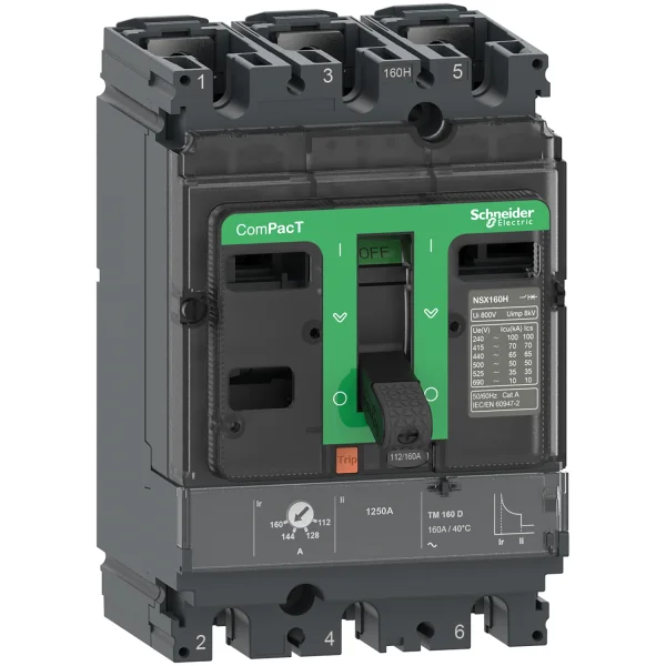 Disjoncteur NSX100B 3P3D 16A TMD 25KA Disjoncteur NSX100B 3P3D 16A TMD 25KA