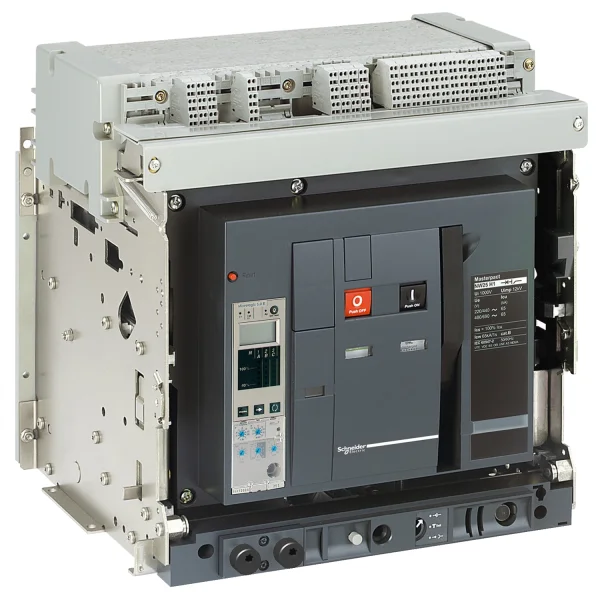 Disjoncteur MasterPacT NW 2500A H1 3P 66KA MicroLogic 2.0 MANU Débrochable avec châssis verrou RAC AV/AV